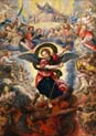 the last judgement with saint michael fighting with satan